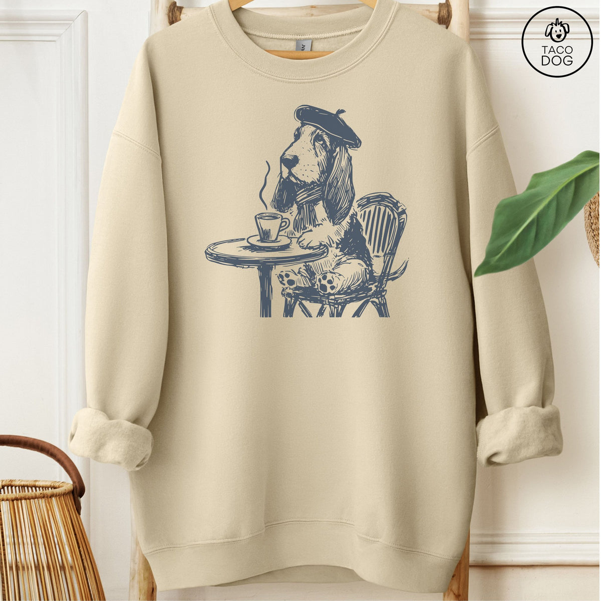 Basset Hound Paris Sweatshirt