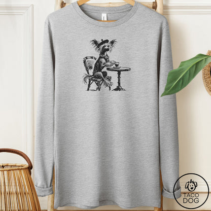 Chinese Crested Paris Long Sleeve Tee