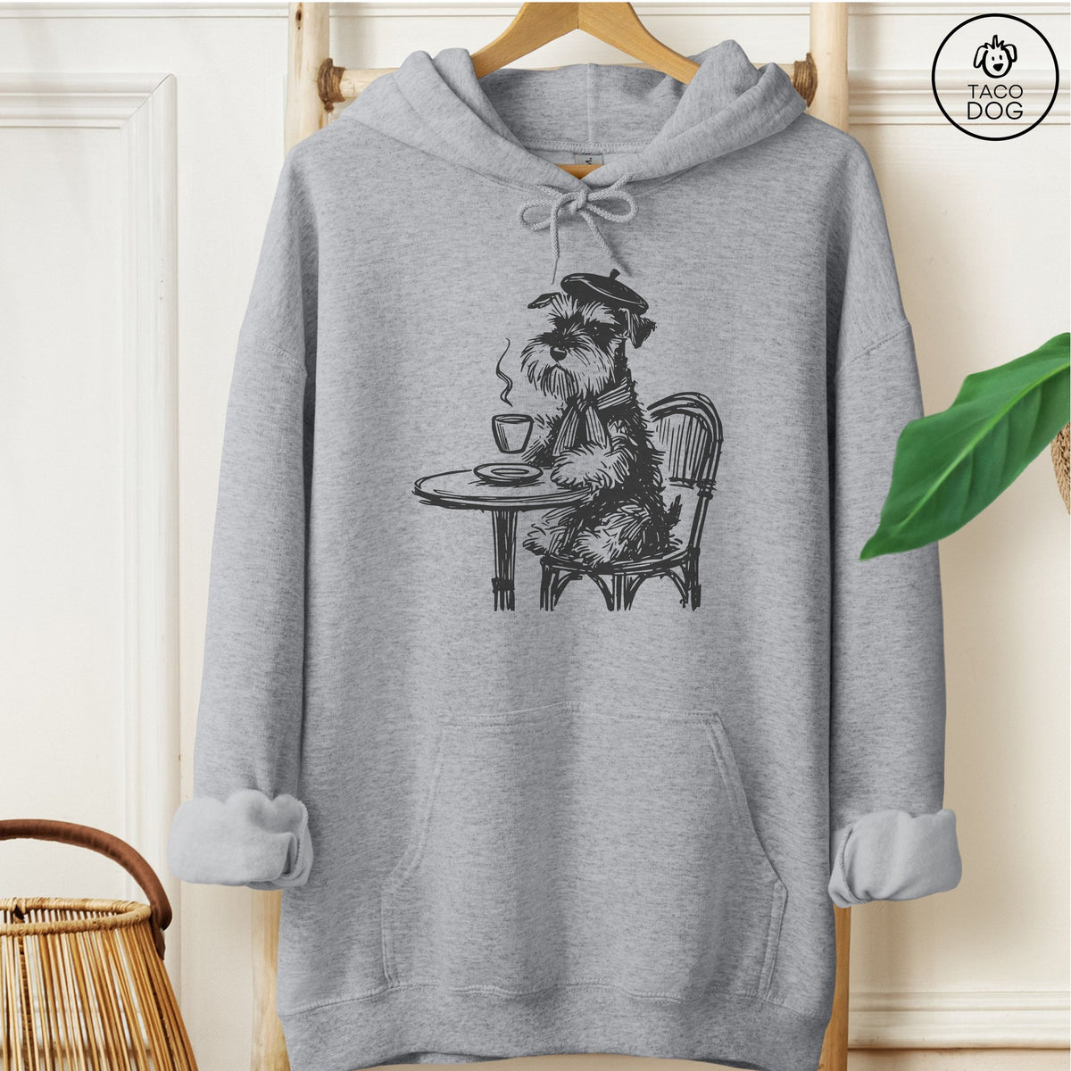 Schnauzer Paris Hoodie