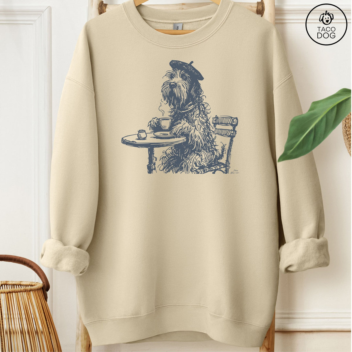 Wirehaired Pointing Griffon Paris Sweatshirt