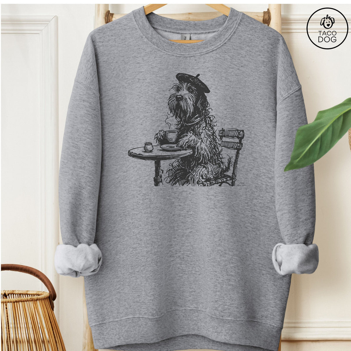 Wirehaired Pointing Griffon Paris Sweatshirt