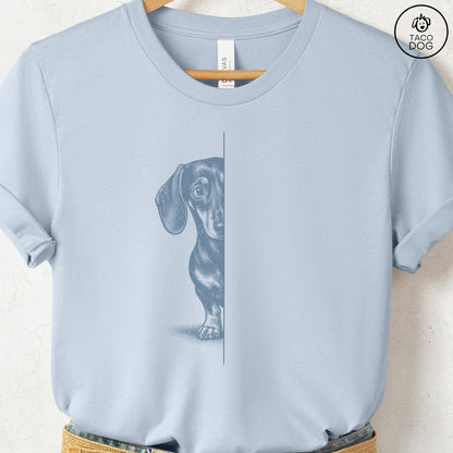 Dachshund Peeking T-Shirt