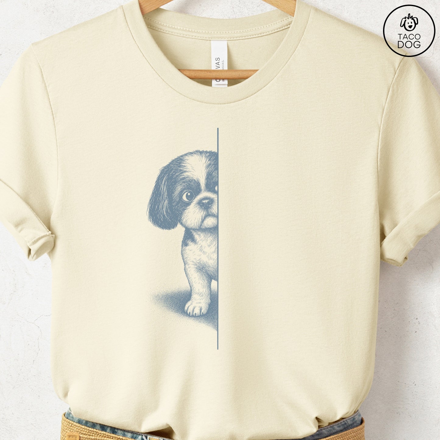 Shih Tzu Peeking T-Shirt