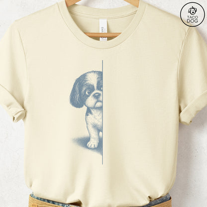 Shih Tzu Peeking T-Shirt