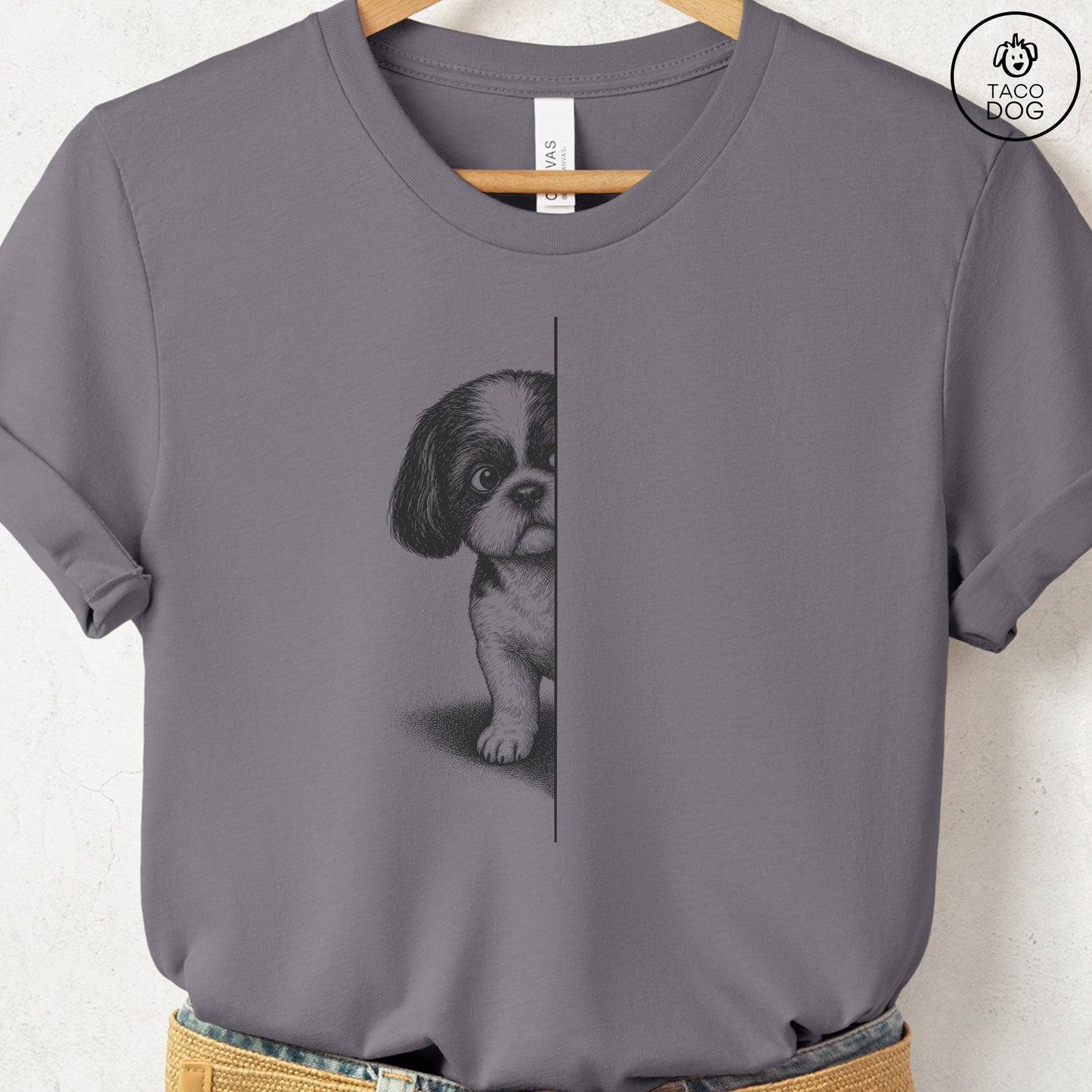 Shih Tzu Peeking T-Shirt