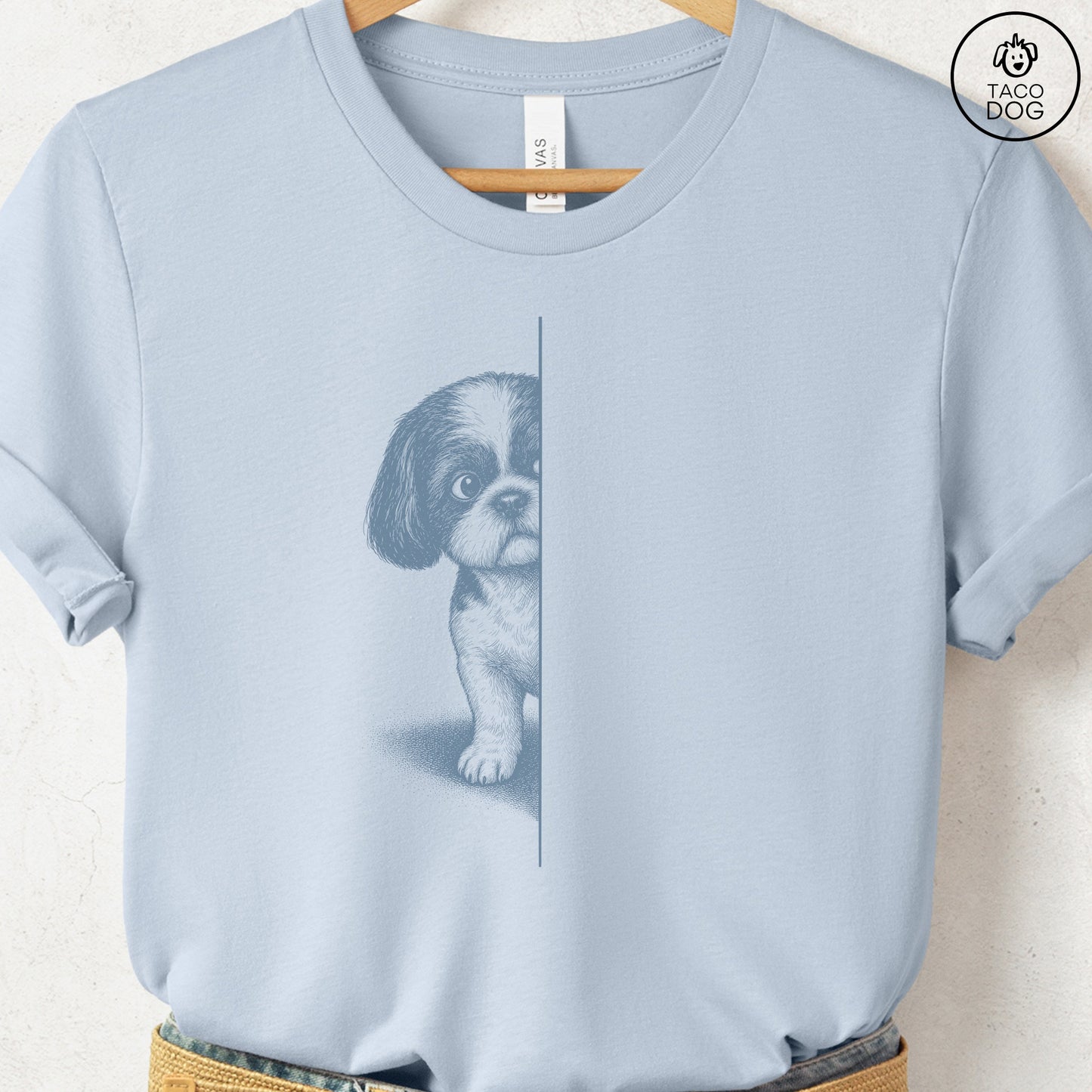 Shih Tzu Peeking T-Shirt