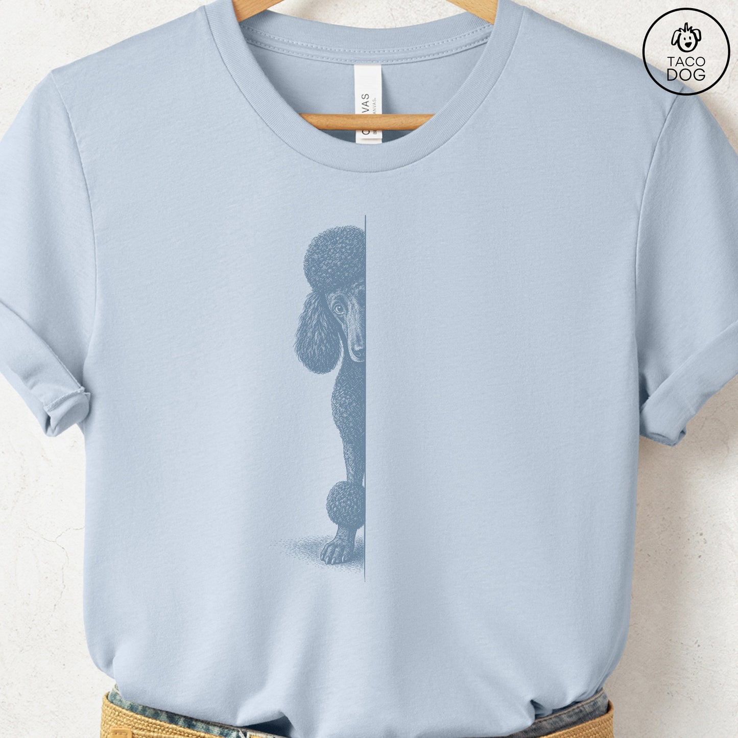 Poodle Peeking T-Shirt