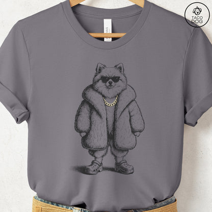 Pomeranian Plush T-Shirt Storm S Taco-Dog