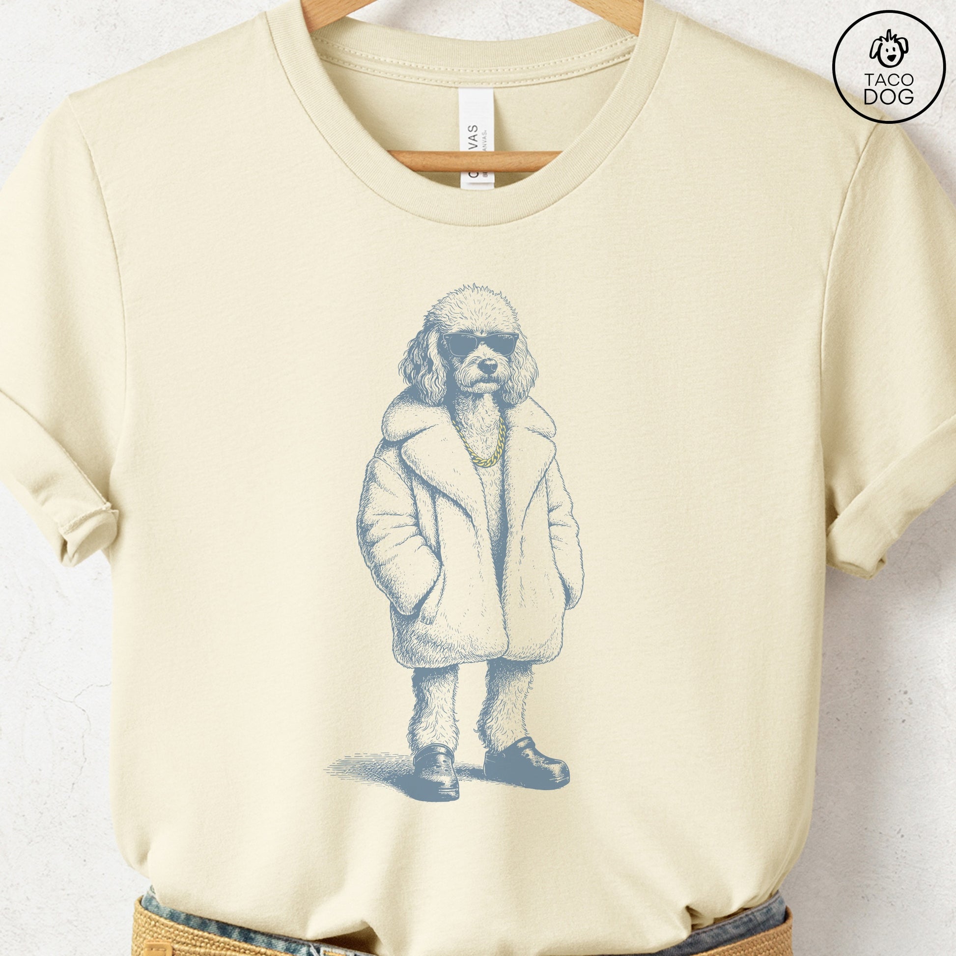 Poodle Plush T-Shirt Taco-Dog