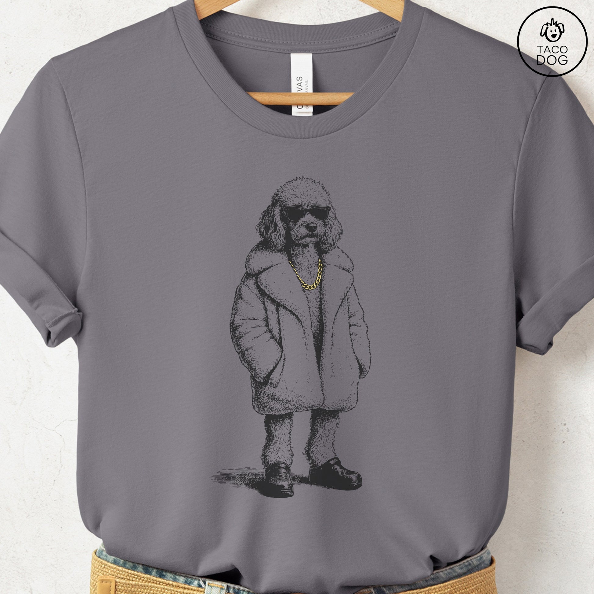 Poodle Plush T-Shirt Taco-Dog