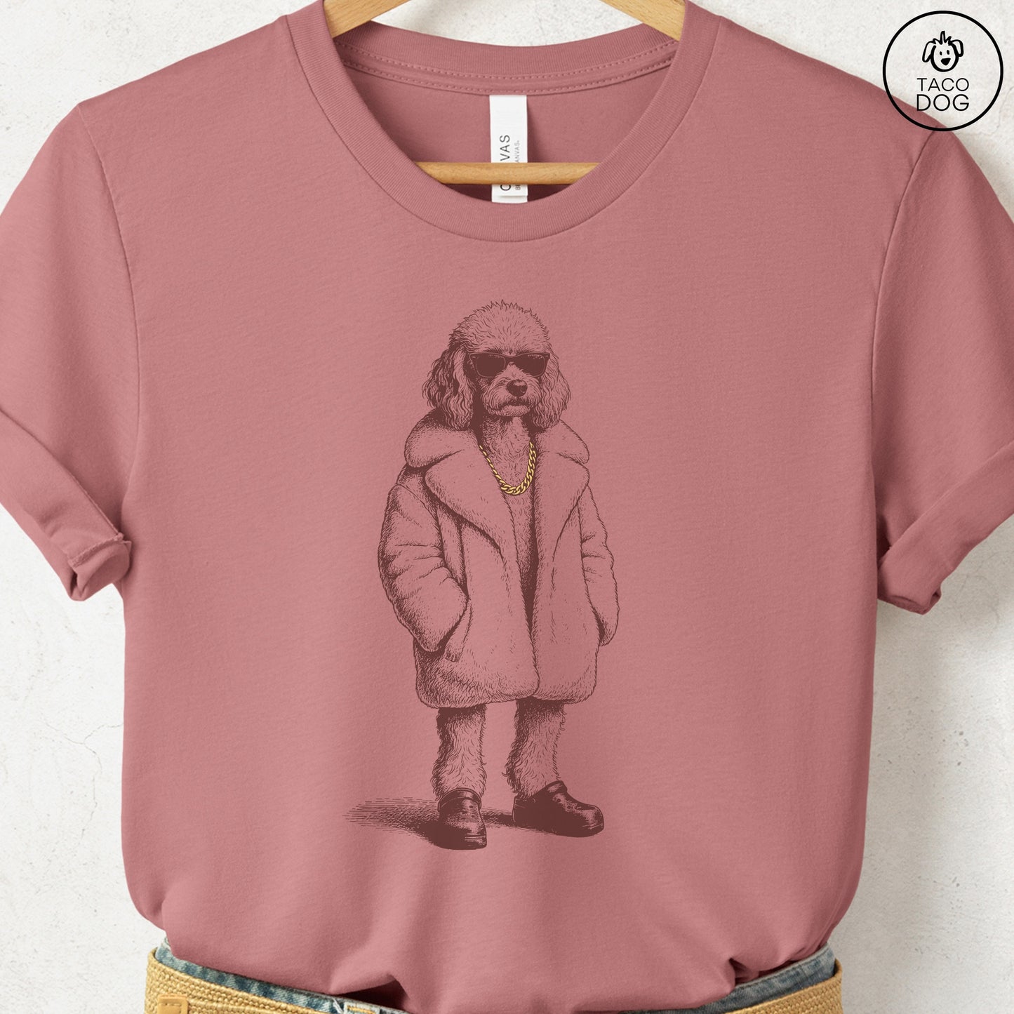 Poodle Plush T-Shirt Taco-Dog