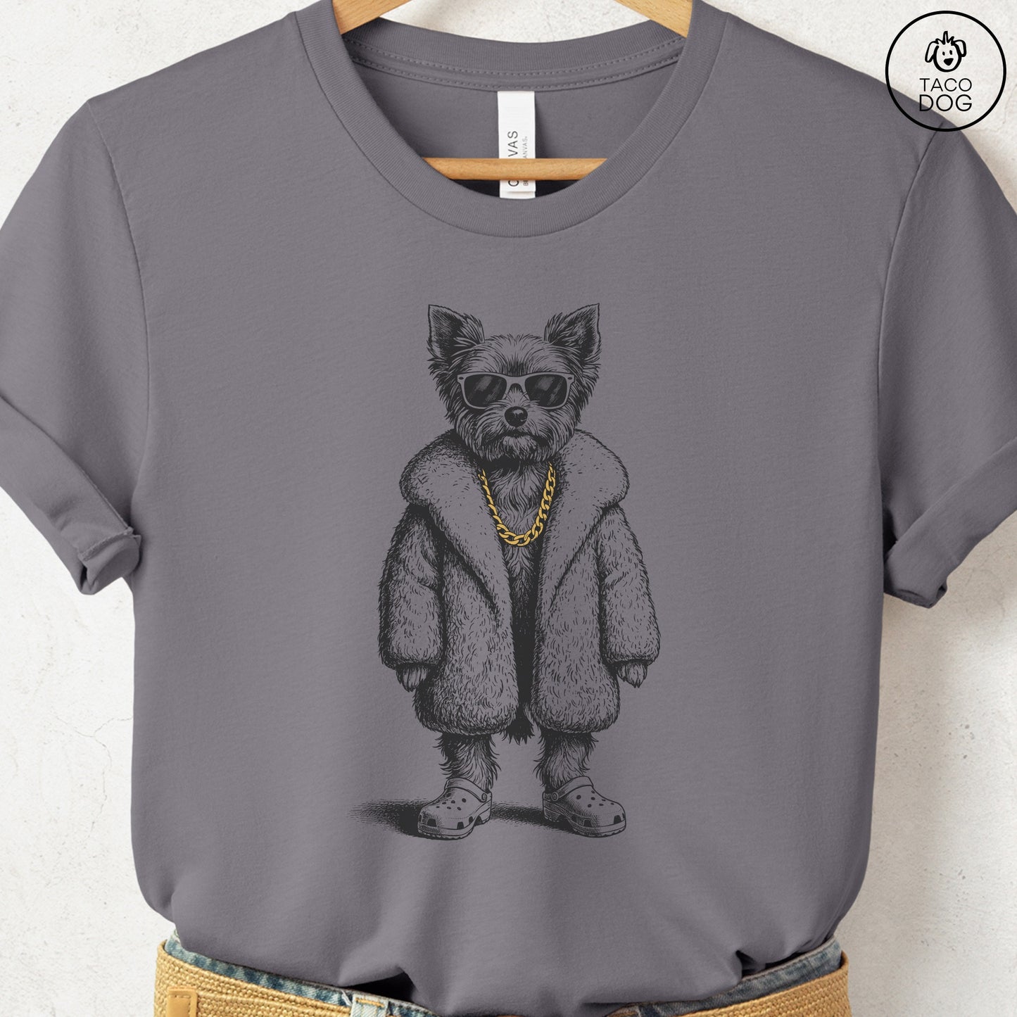 Yorkshire Terrier Yorkie Plush T-Shirt Storm S Taco-Dog