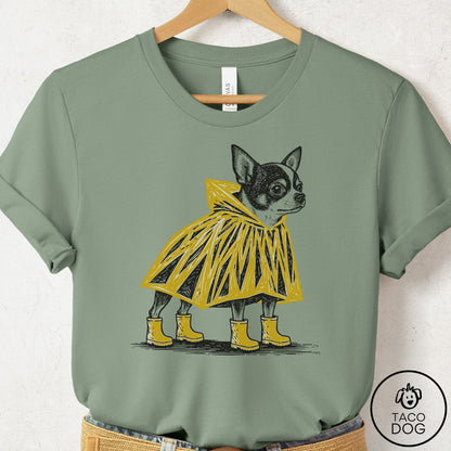 Chihuahua Poncho T-Shirt Sage Taco-Dog