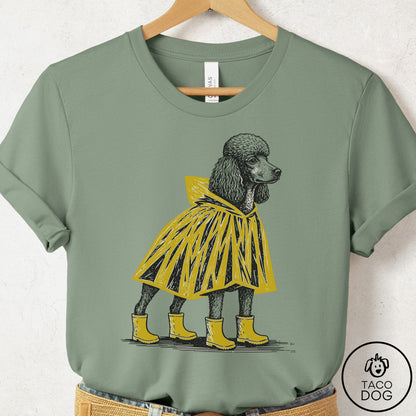 Poodle Poncho T-Shirt Sage Taco-Dog