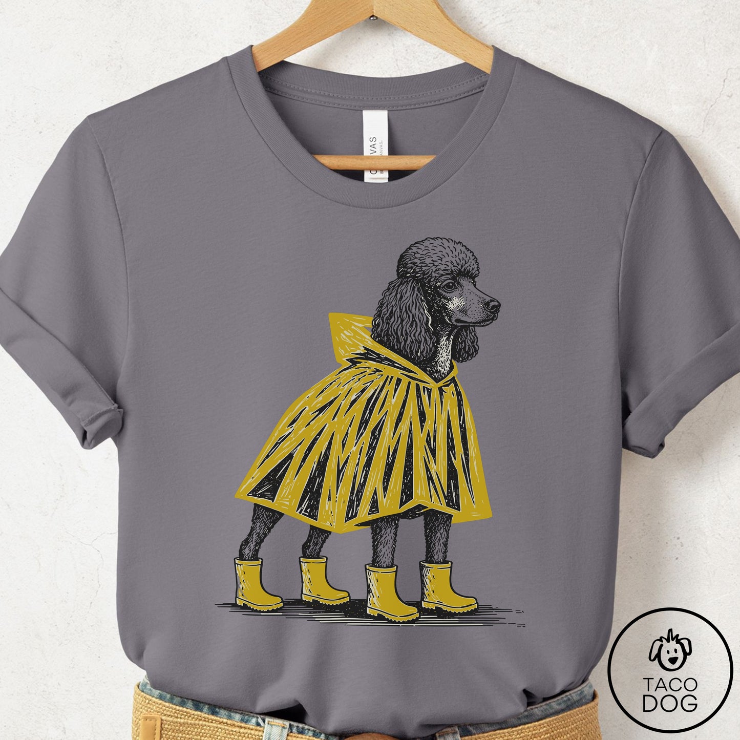 Poodle Poncho T-Shirt Storm Taco-Dog