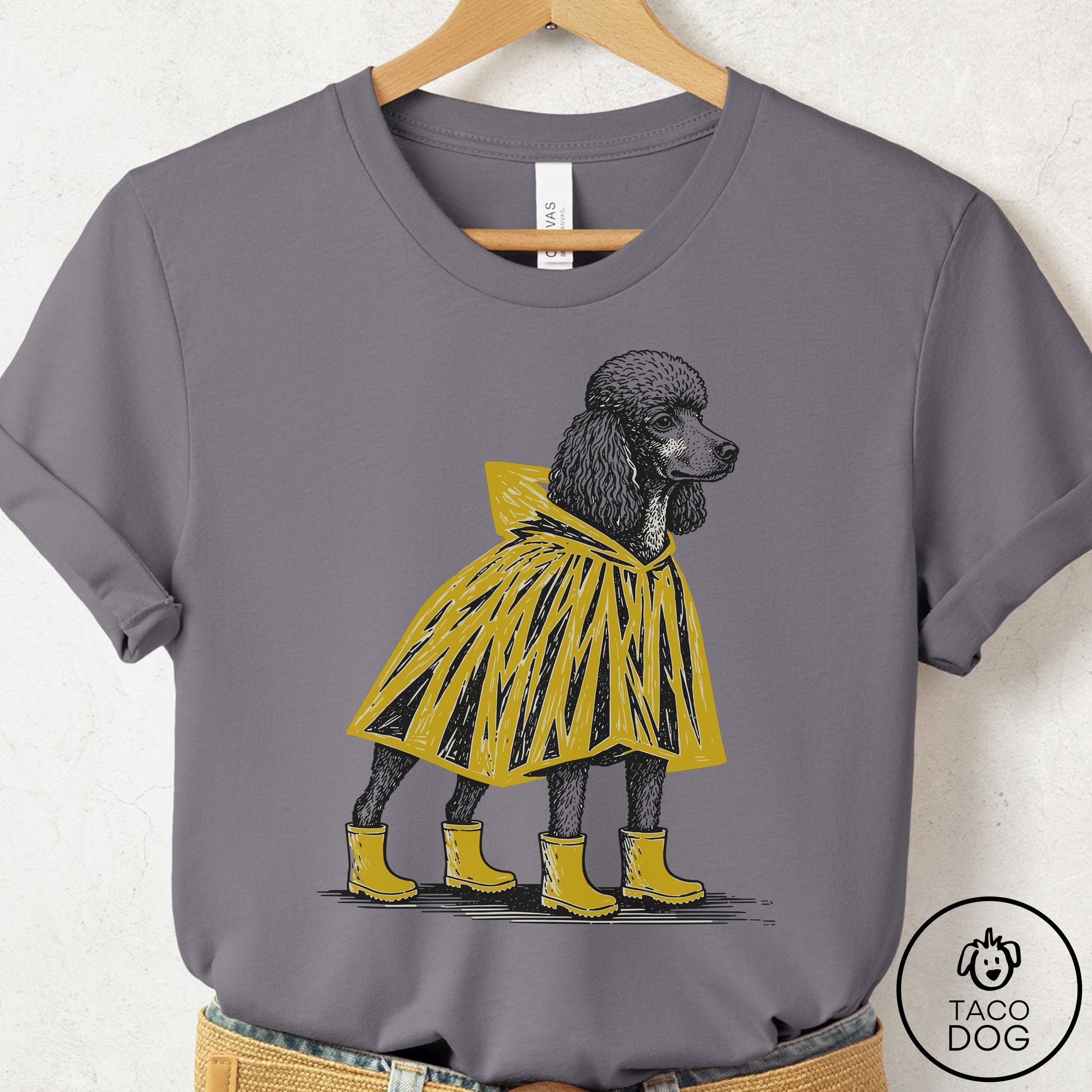 Poodle Poncho T-Shirt Storm Taco-Dog