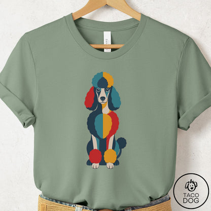 Poodle Color Block T-Shirt