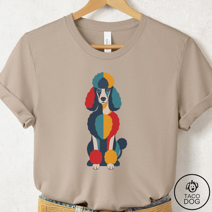 Poodle Color Block T-Shirt