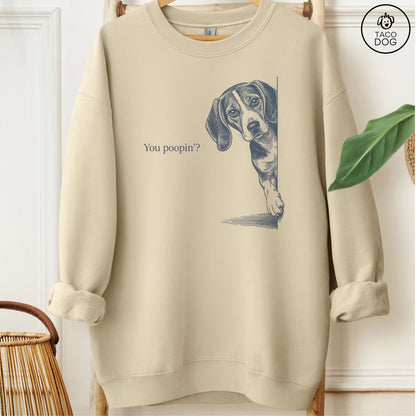 Beagle Poopin Sweatshirt