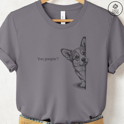 Corgi Poopin T-Shirt Storm Taco-Dog