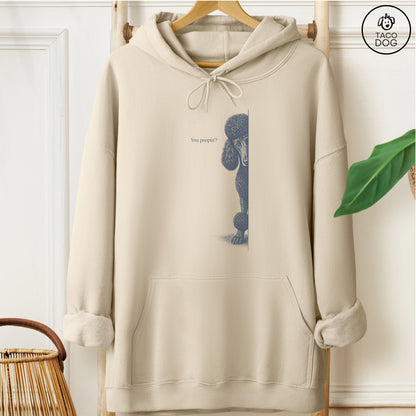 Poodle Poopin Hoodie Sand Taco-Dog