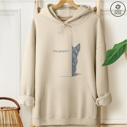 Scottie Poopin Hoodie Sand Taco-Dog