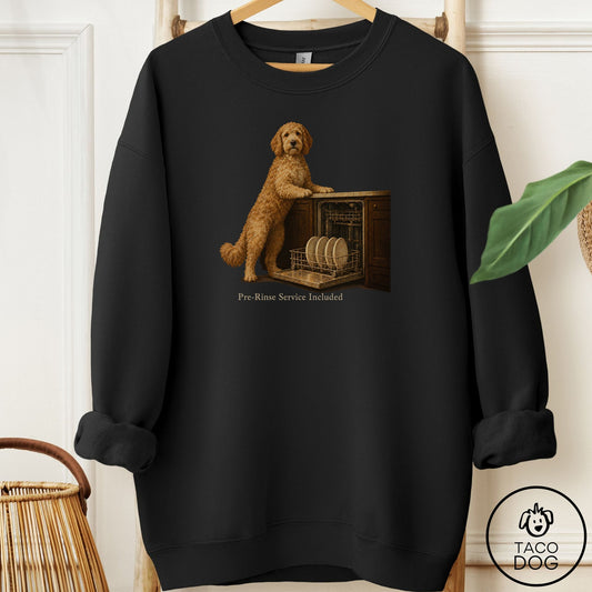 Doodle Pre-Rinse Sweatshirt Black Taco-Dog