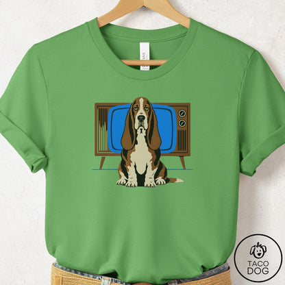 Basset Hound Program T-Shirt Leaf Taco-Dog