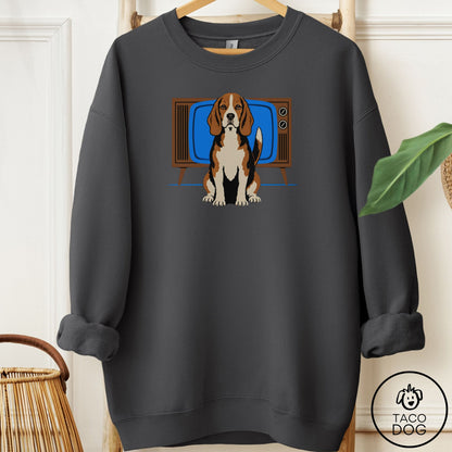 Beagle Program Sweatshirt Charcoal Taco-Dog