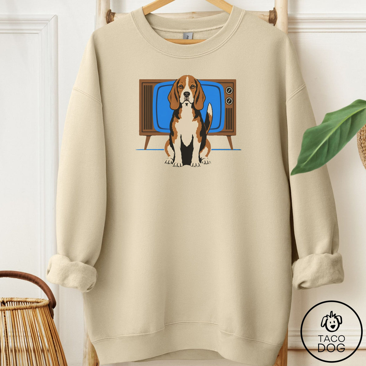Beagle Program Sweatshirt Sand Taco-Dog