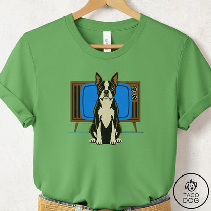 Boston Terrier Program T-Shirt Leaf Taco-Dog