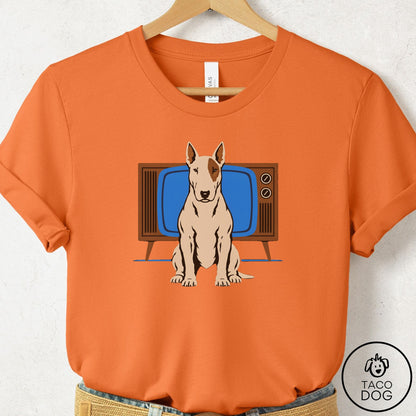Bull Terrier Program T-Shirt Burnt Orange Taco-Dog