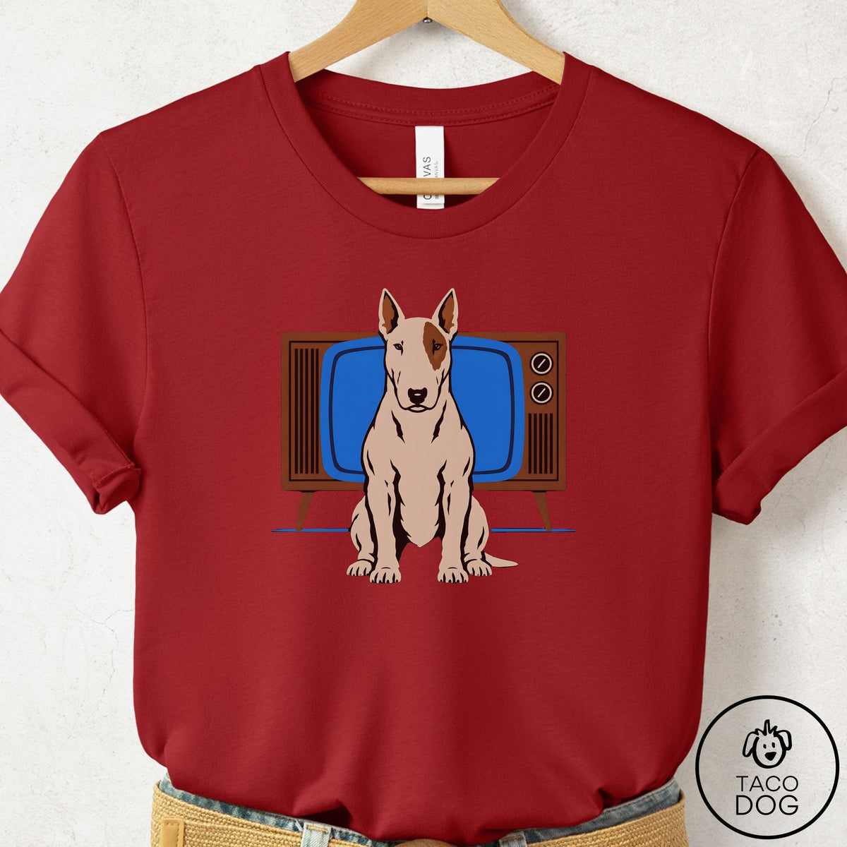 Bull Terrier Program T-Shirt, design close-up