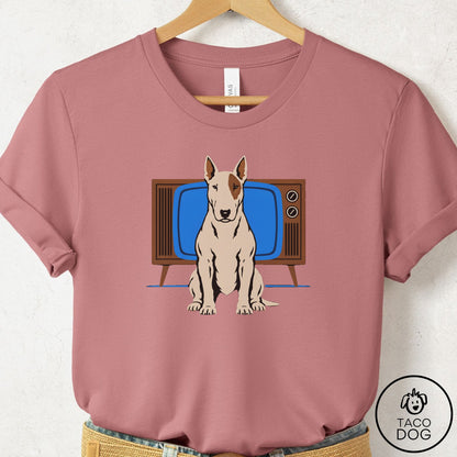 Bull Terrier Program T-Shirt Mauve Taco-Dog