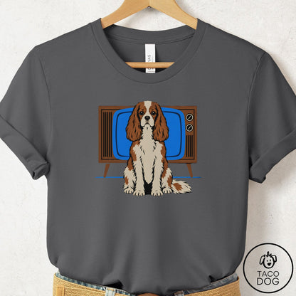 Cavalier King Charles Spaniel Program T-Shirt Asphalt Taco-Dog