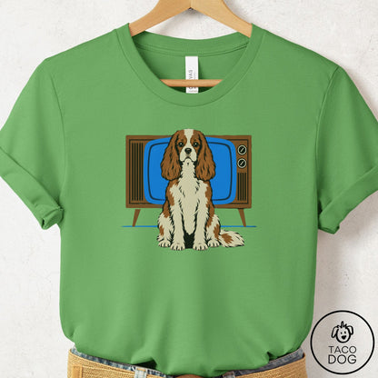 Cavalier King Charles Spaniel Program T-Shirt Leaf Taco-Dog
