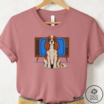 Cavalier King Charles Spaniel Program T-Shirt Mauve Taco-Dog
