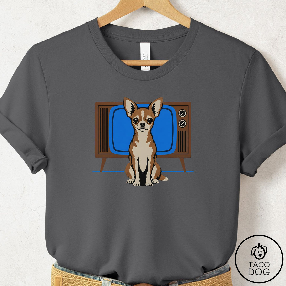 Chihuahua Program T-Shirt Asphalt Taco-Dog