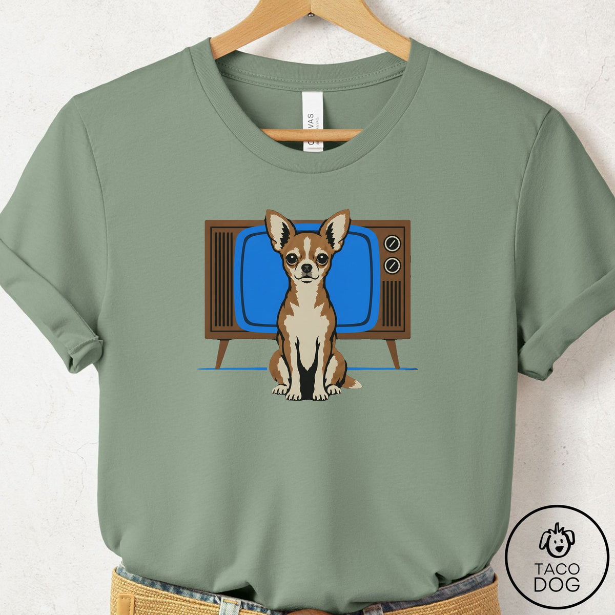 Chihuahua Program T-Shirt Sage Taco-Dog