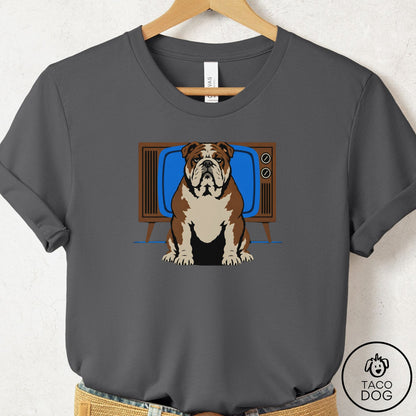 English Bulldog Program T-Shirt Asphalt Taco-Dog
