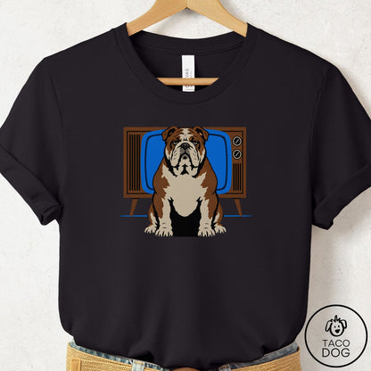 English Bulldog Program T-Shirt Black Taco-Dog