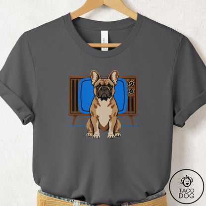 French Bulldog Frenchie Program T-Shirt Asphalt Taco-Dog