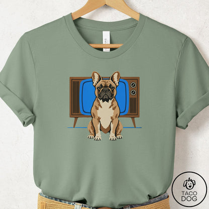 French Bulldog Frenchie Program T-Shirt Sage Taco-Dog