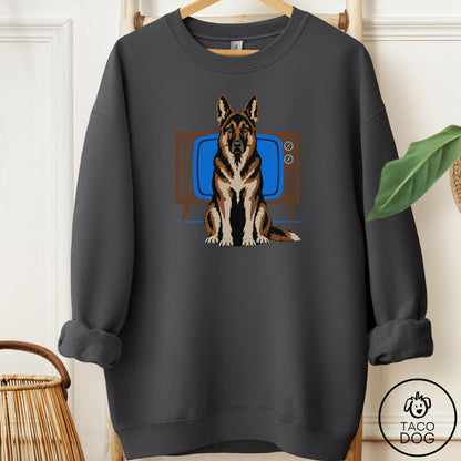 German Shepherd Program Sweatshirt Charcoal Taco-Dog