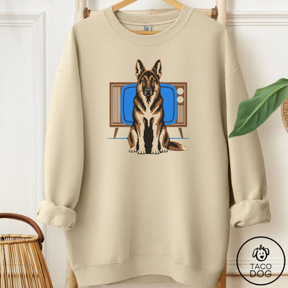 German Shepherd Program Sweatshirt Sand Taco-Dog