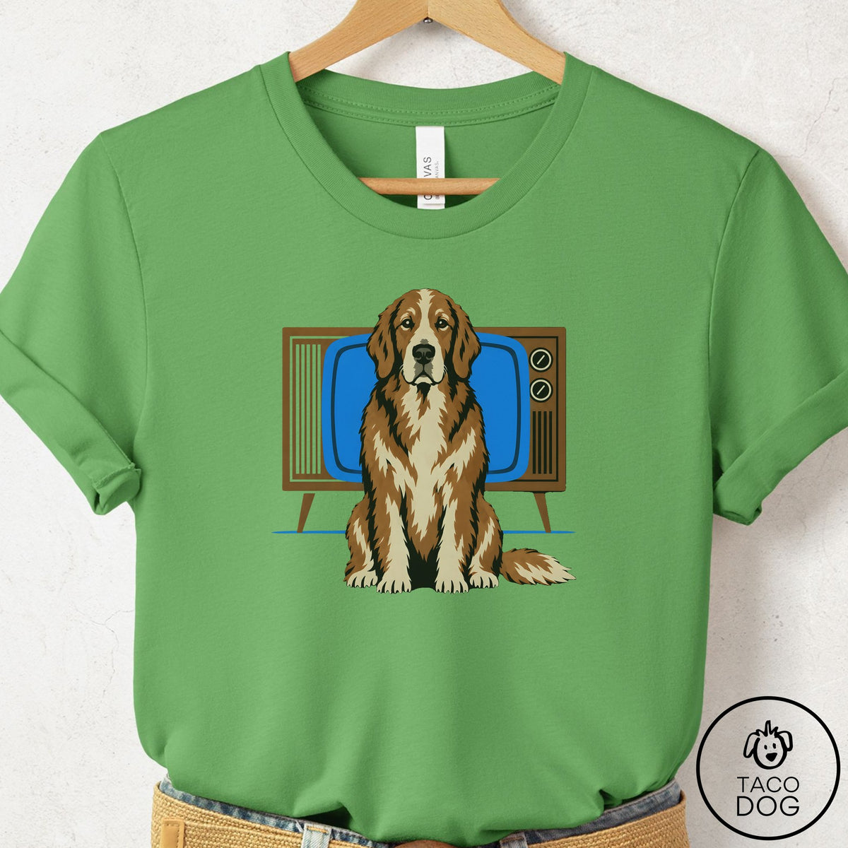 Golden Retriever Program T-Shirt Leaf Taco-Dog
