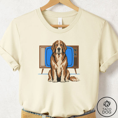 Golden Retriever Program T-Shirt Natural Taco-Dog