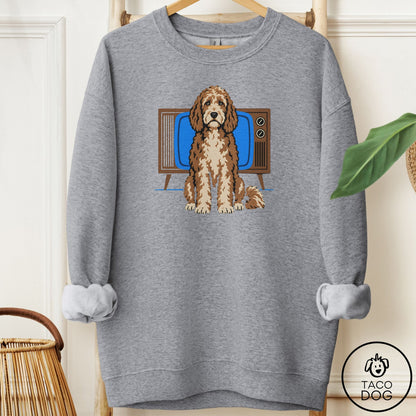 Doodle Program Sweatshirt Graphite Heather Taco-Dog