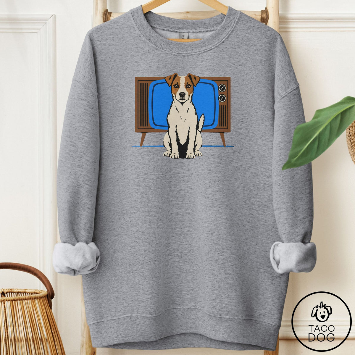 Jack Russell Program Sweatshirt Graphite Heather Taco-Dog