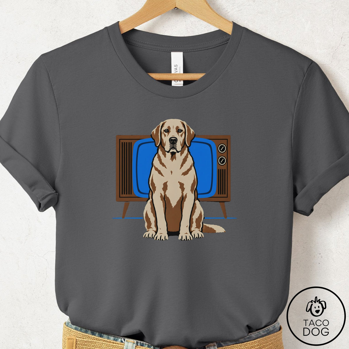 Labrador Retriever Program T-Shirt Asphalt Taco-Dog